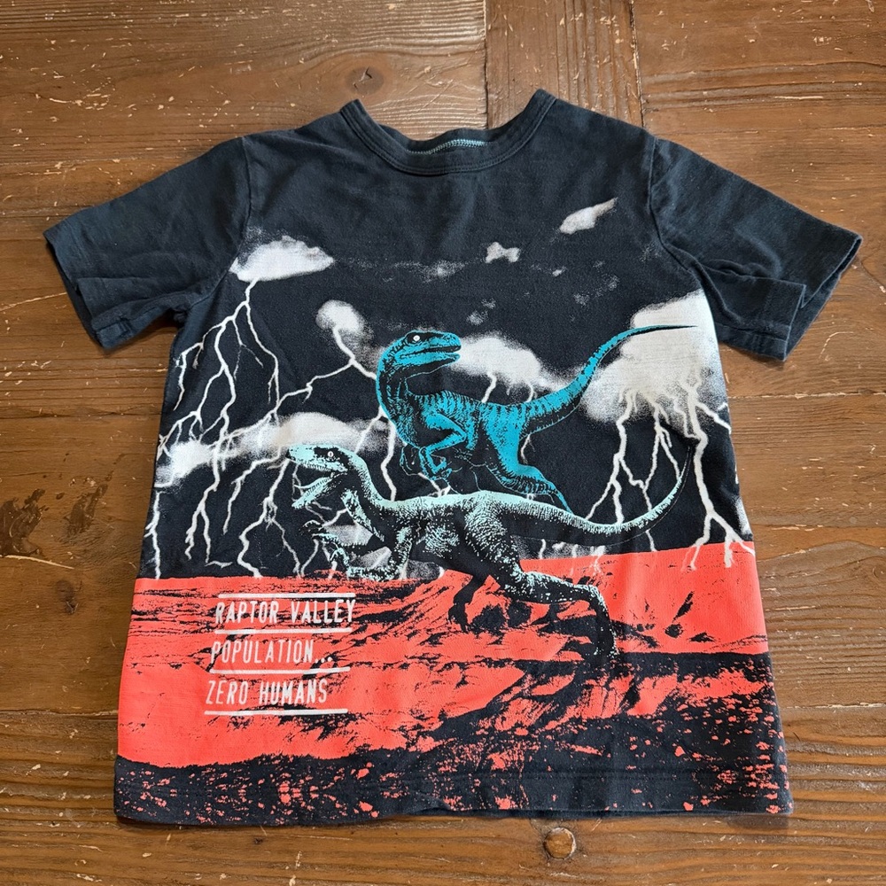 Dinosaur Tee! Awesome design and those colors 💕